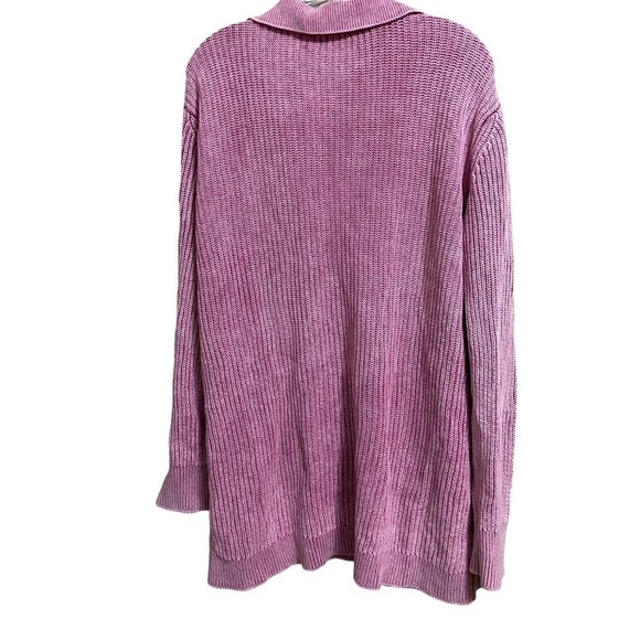 𝅺NEW SOFT SURROUNDINGS SZ XL Wilde Sweater Fiery Fuchsia - Picture 4 of 6